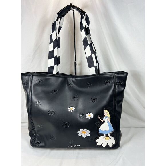 Disney & Skinny Dip Alice in Wonderland Large‎ Tote *Rare* (New w/Tags) - Picture 1 of 16